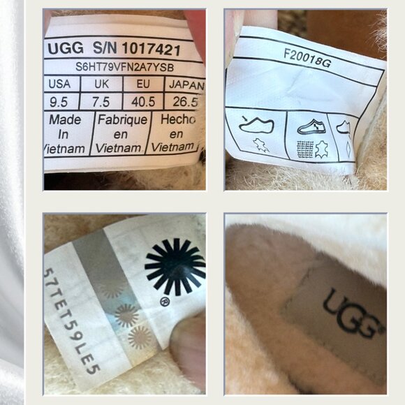 UGG Jeovana Waterproof Wedge Ankle Boots Women Size 9.5 Tan Chestnut Suede - Picture 14 of 14